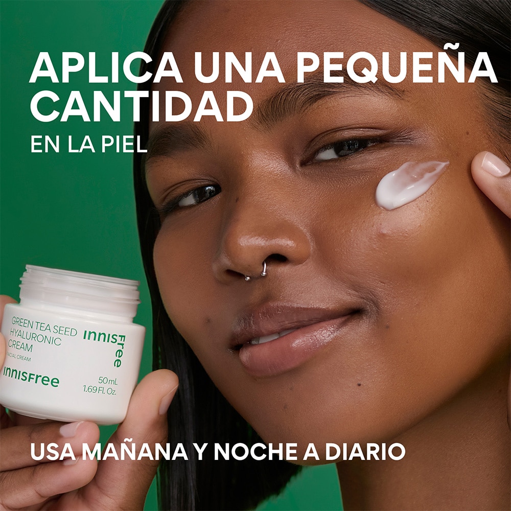 GREEN TEA HYALURONIC ACID HYDRATING CREAM FOR SKIN BARRIER REPAIR (CREMA DE T&Eacute; VERDE Y &Aacute;CIDO HIALUR&Oacute;NICO)